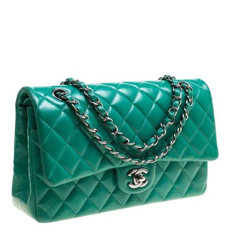 sequined chanel bag in green|chanel quilted clutch.